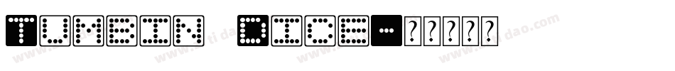 Tumbin Dice字体转换